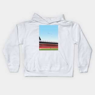 Wembley Stadium Illustration Design Kids Hoodie